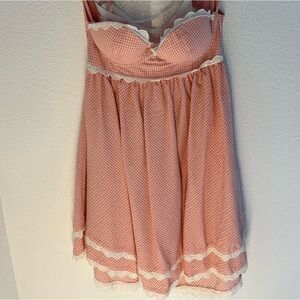 Red checkered/gingham sundress